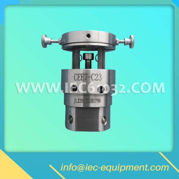 CEE7 C23 Device for Measuring The Contact Pressure of Earthing Contacts of 10/16A 250V Two-Pole Socket-Outlets with Side Earthing-Contacts