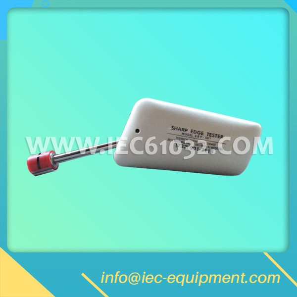Sharp Edge Tester with Tape Cap (Alternate Construction) of UL 1439 Figure 5.2